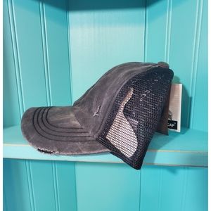 SOLD: C.C Washed Denim with Crossed Elastic Band…